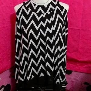 Chevron print shirt